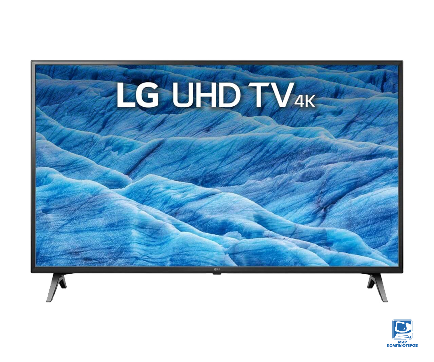 Телевизор 49" LG (3840x2160/SmartTV/DVB-C, DVB-T2, DVB-S2/2x10W) 49UM7100 Black